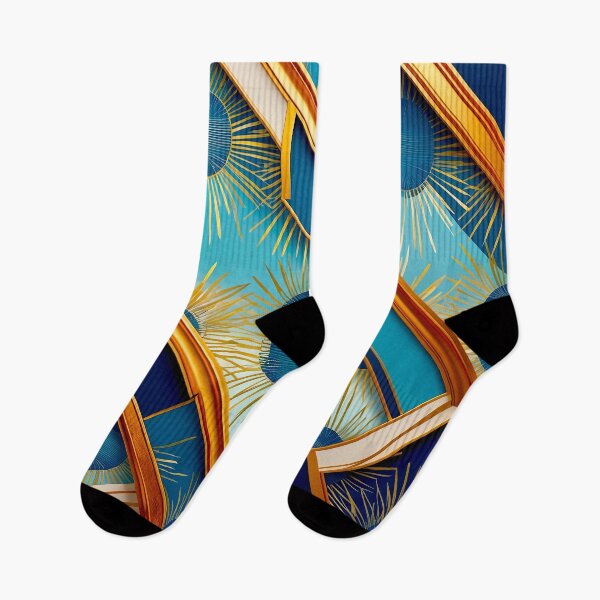 Item preview, Coastal Geometry: Azure & D´Or Collection #11 designed and sold by Helios Be. Lavsh.
