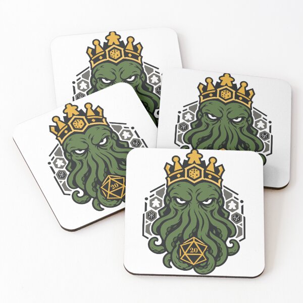 Item preview, Green Kraken King Tabletop Gaming Crest designed and sold by SmokElegancki.