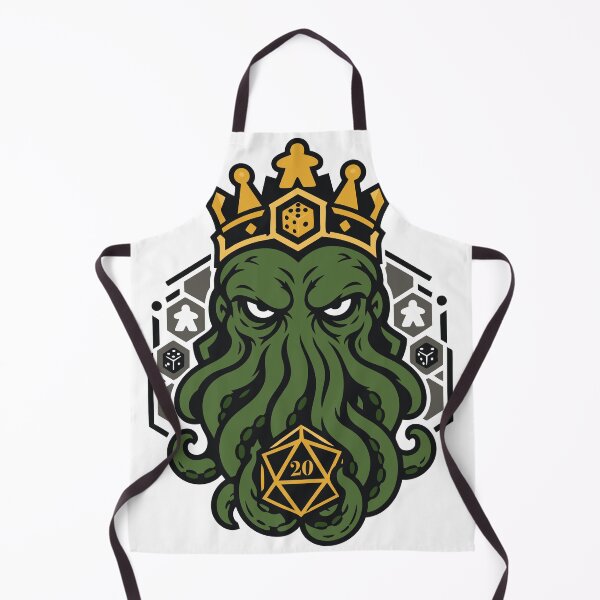 Item preview, Green Kraken King Tabletop Gaming Crest designed and sold by SmokElegancki.