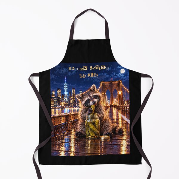 Item preview, Raccoon Eating Pickles – Funny NYC Night Adventure. designed and sold by Dinasshop.
