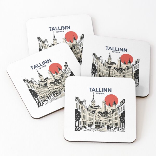 Item preview, Tallinn Estonia Medieval Old Town Travel Art designed and sold by OzzFrequency.