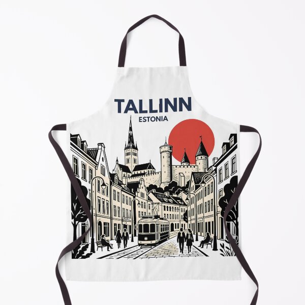 Item preview, Tallinn Estonia Medieval Old Town Travel Art designed and sold by OzzFrequency.