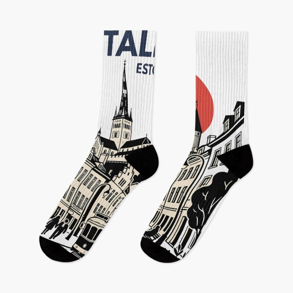 Item preview, Tallinn Estonia Medieval Old Town Travel Art designed and sold by OzzFrequency.