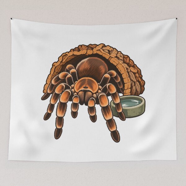 Item preview, Tarantula Emerging From Cork Bark Hide designed and sold by Philippa Shop.