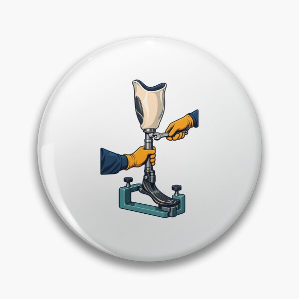 Item preview, Prosthetist Precision Alignment Workshop Illustration designed and sold by Philippa Shop.
