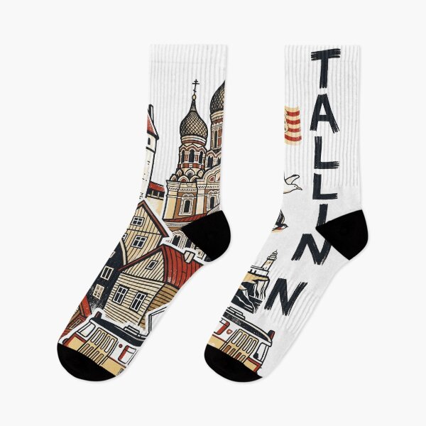 Item preview, Tallinn Estonia Medieval Old Town Travel Art designed and sold by OzzFrequency.