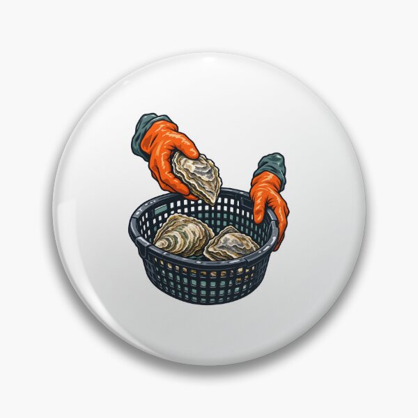 Item preview, Oyster Farmer Sorting Harvest Baskets designed and sold by Philippa Shop.