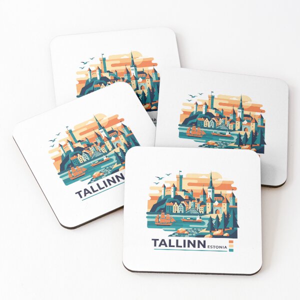 Item preview, Tallinn Estonia Medieval Old Town Travel Art designed and sold by OzzFrequency.