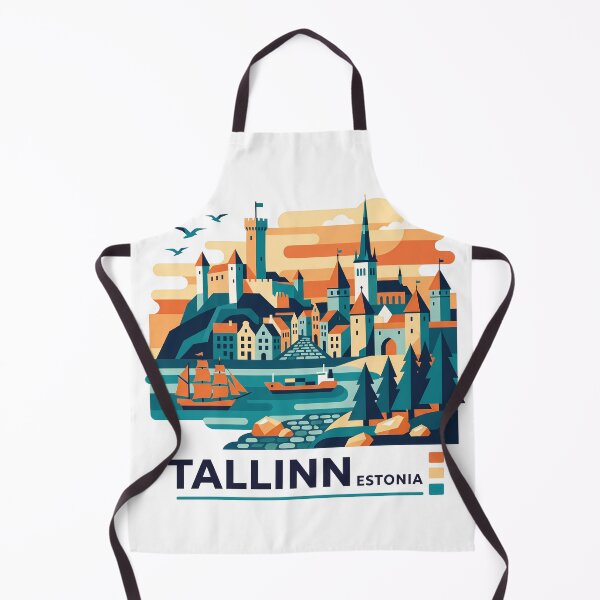 Item preview, Tallinn Estonia Medieval Old Town Travel Art designed and sold by OzzFrequency.
