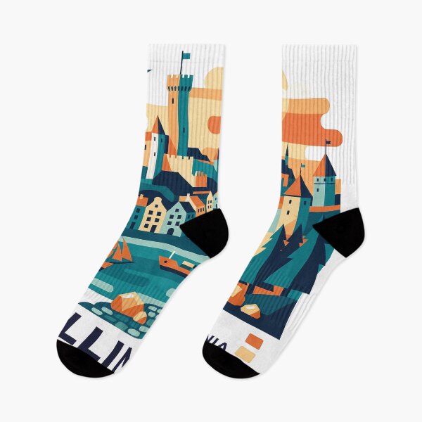 Item preview, Tallinn Estonia Medieval Old Town Travel Art designed and sold by OzzFrequency.