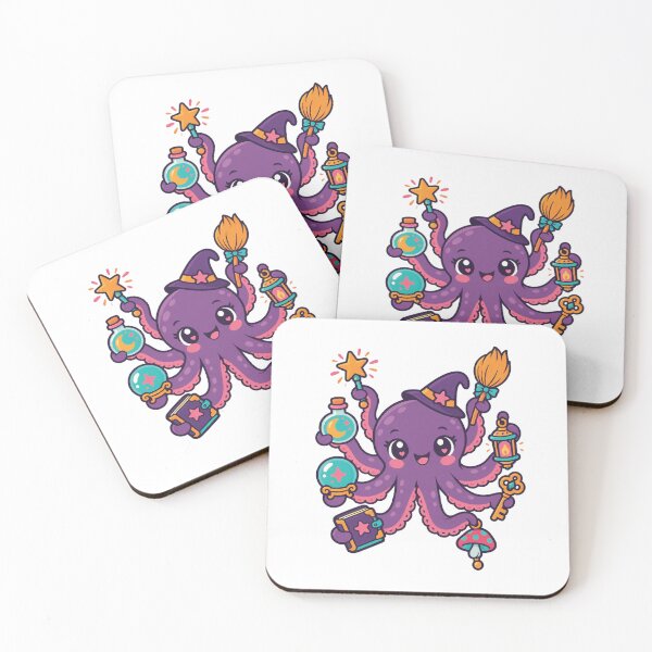 Item preview, Octopus Witch Holding Eight Magical Treasures designed and sold by Greemo03.