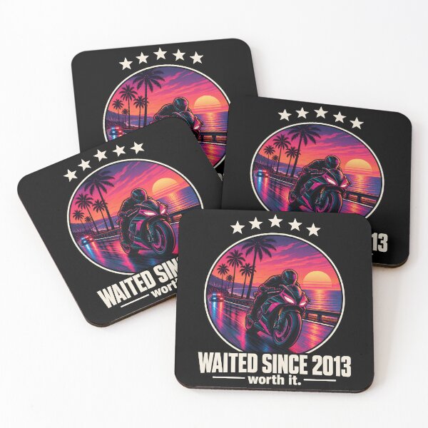 Item preview, Waited Since 2013 Retro Neon Sunset Rider designed and sold by RekiStyle.