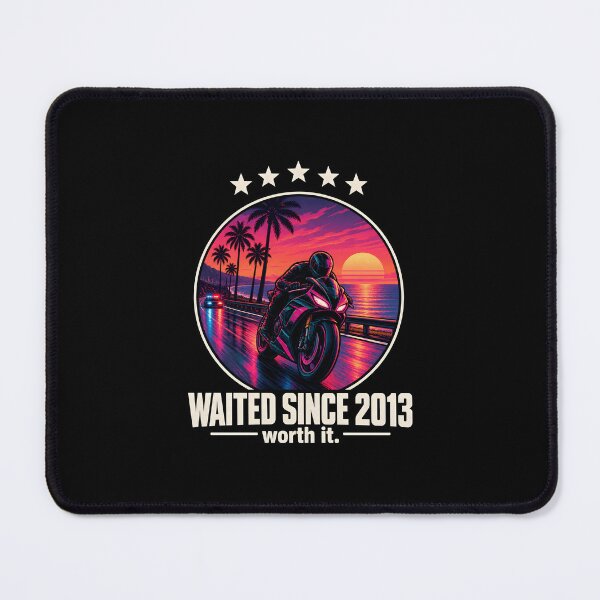 Item preview, Waited Since 2013 Retro Neon Sunset Rider designed and sold by RekiStyle.