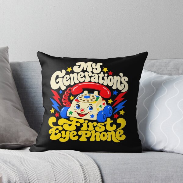 Item preview, My Generation's First Eye Phone Funny Quotes  designed and sold by ciaro-media.