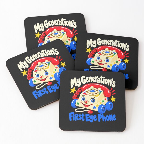 Item preview, My Generation's First Eye Phone Funny Quotes  designed and sold by ciaro-media.