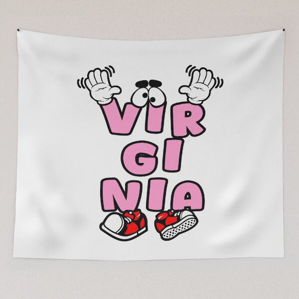 Item preview, VIRGINIA Typography Funny Vintage designed and sold by NFTWords.
