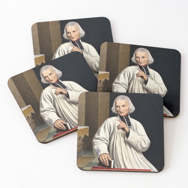 Artikelvorschau, Der heilige Johannes Vianney – der heilige Pfarrer von Ars | Traditionelle katholische religiöse Kunst entworfen und verkauft von Crux Fidelis.