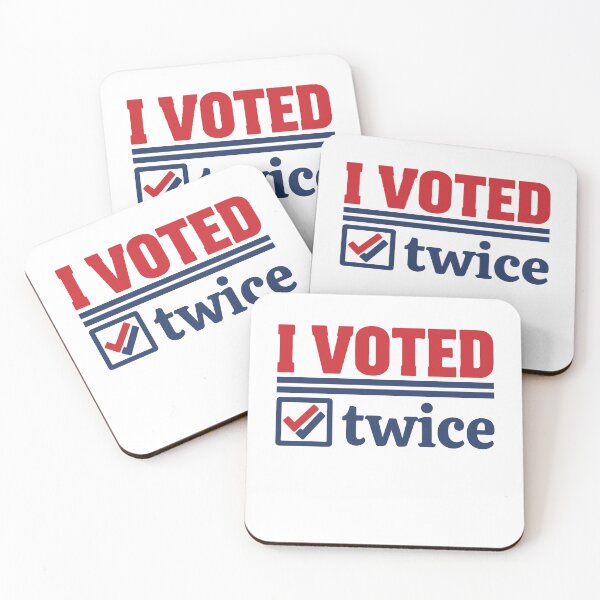 Item preview, I Voted Twice designed and sold by gunaone-design.