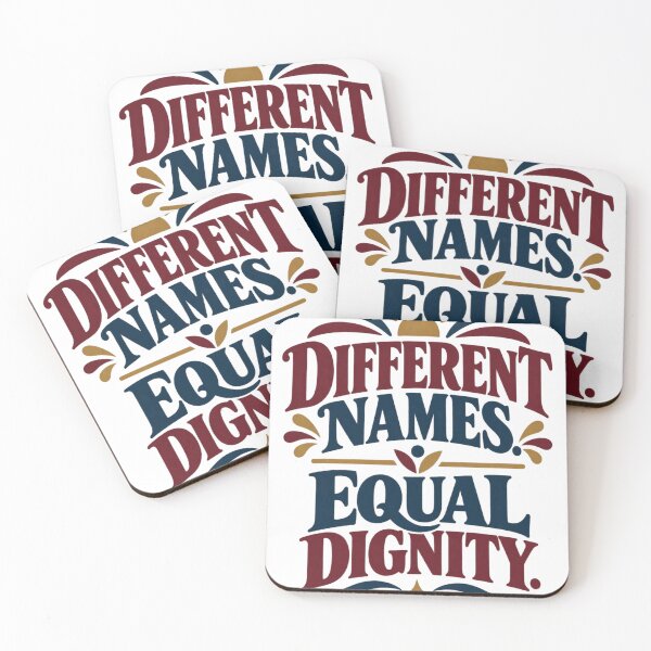 Item preview, Different Names Equal Dignity – Respect Every Name Typography Design designed and sold by Print-Mingle01.