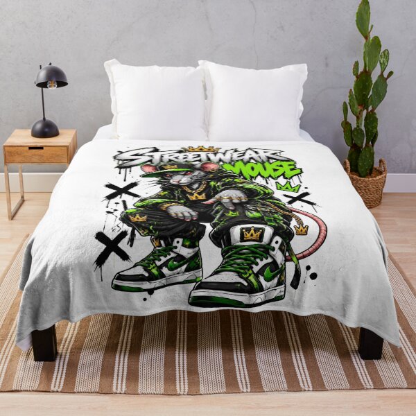 Item preview, Streetwear Mouse King Urban Graffiti Art designed and sold by BAAKSHOP.
