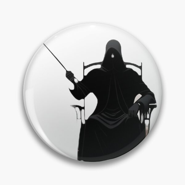 Item preview, Hooded Figure on Chair with Glowing Staff designed and sold by For-Cat Studio.
