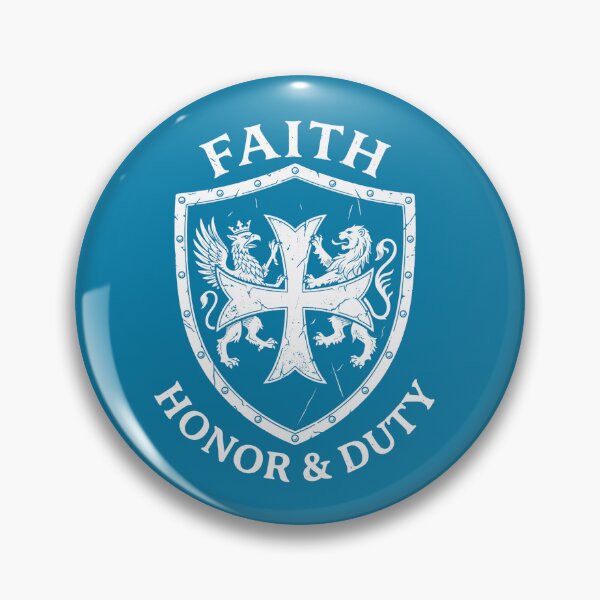 Item preview, Christian Faith, Honor, & Duty Medieval Lion Shield Templer CrusaderEmblem  designed and sold by Cree8if.
