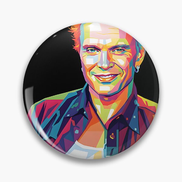Item preview, Billy Idol Inspired Pop Art Portrait with Vibrant Colors and Retro Style designed and sold by JeremyJhojan.