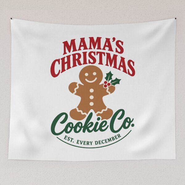Item preview, Mama’s Christmas Cookie Co, Gingerbread Christmas Shirt Design, Christmas Mom , Vintage Holiday Baking Sublimation, Festive Holiday designed and sold by Merchall  store.