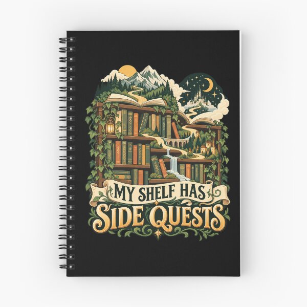 Item preview, Book Lover - My Shelf Has Side Quests designed and sold by Good Mood Foundry.
