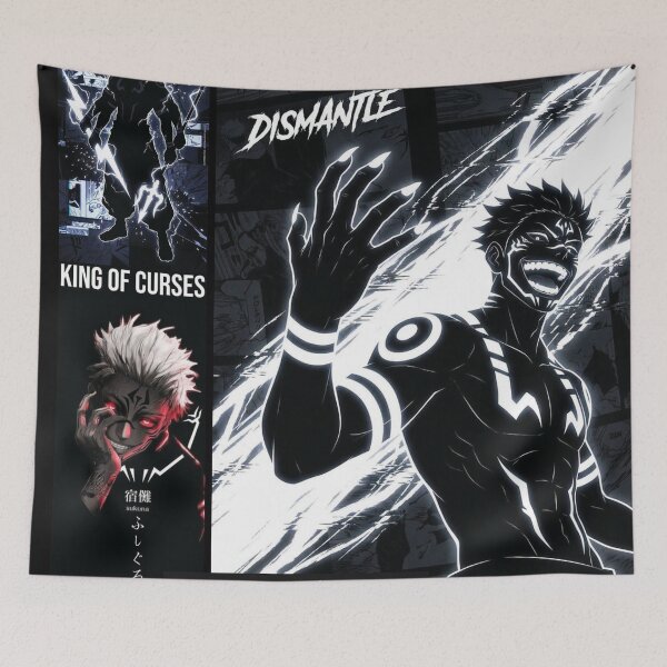 Item preview, King Of Curses Sukuna – Dismantle Manga designed and sold by DemanDFashionFactroy.