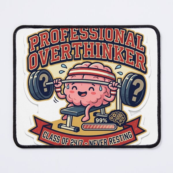 Item preview, Professional Overthinker - Class Of 24/7 Department Of Overthinking designed and sold by MonodyStore.