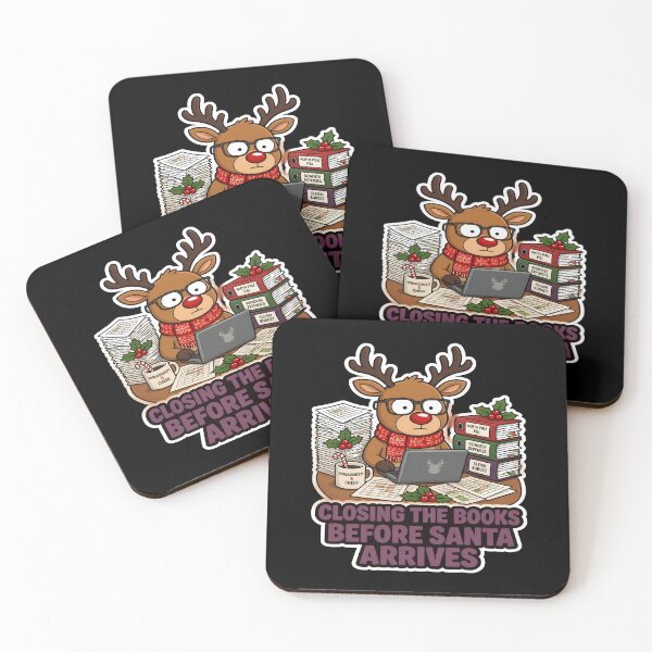Item preview, Closing The Books Before Santa Arrives Funny Accountant Christmas designed and sold by PozivoPlus.