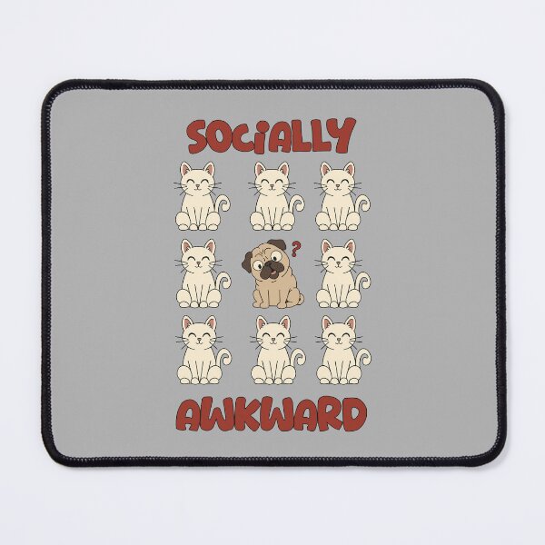 Item preview, Socially Awkward Pug designed and sold by loobsart.