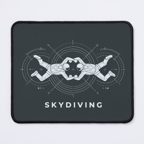 Item preview, Formation Skydiving Blueprint Freefall Extreme Sport Skydiver Graphic    designed and sold by KiwiRider.