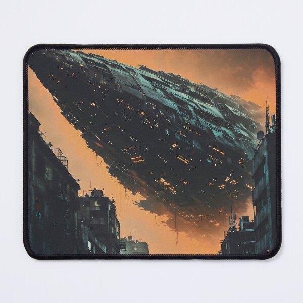 Item preview, EXODUS: Alien Mothership Over a Dystopian City designed and sold by Vintage Poster Gallery.
