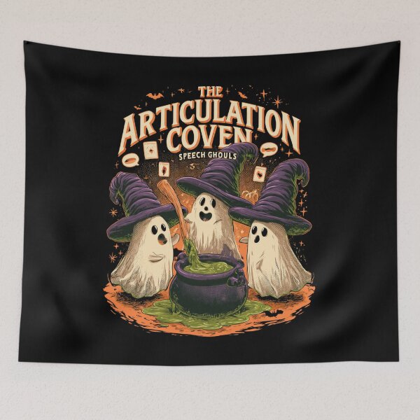 Item preview, Speech Ghouls – Funny Halloween Speech Therapy Ghost Design designed and sold by DyzioSupply.