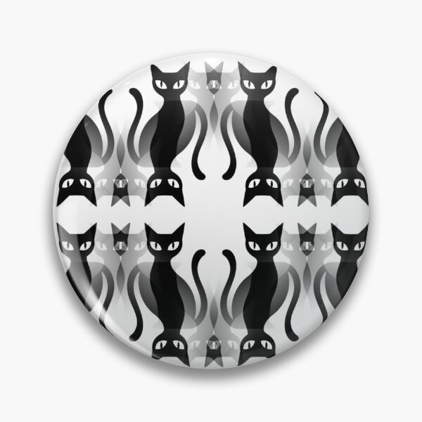 Item preview, Mystic Black Halloween Cat Abstract by Jenny Meehan  designed and sold by Jenny Meehan jennyjimjams jennymeehanart.