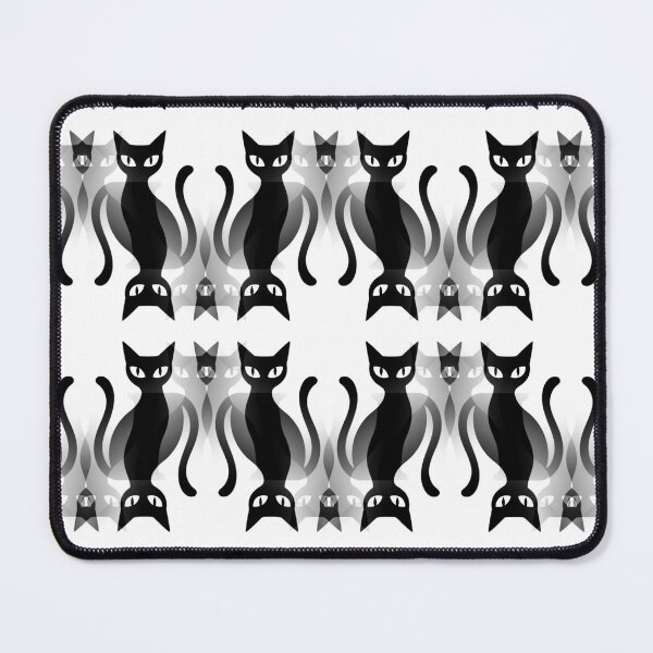 Item preview, Mystic Black Halloween Cat Abstract by Jenny Meehan  designed and sold by Jenny Meehan jennyjimjams jennymeehanart.