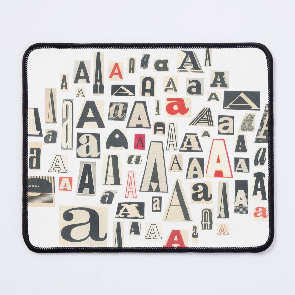 Item preview, Vintage Letter A Collage | 1950s Magazine Typography designed and sold by Collage Vintage Italy.
