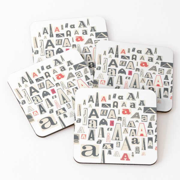 Item preview, Vintage Letter A Collage | 1950s Magazine Typography designed and sold by Collage Vintage Italy.