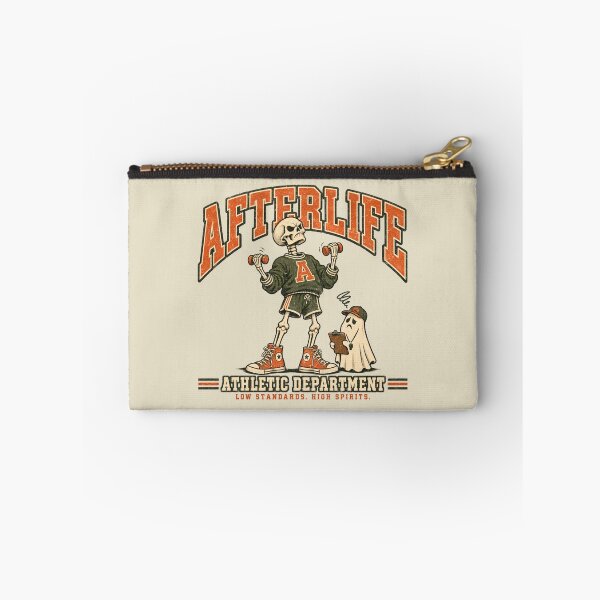 Item preview, Afterlife Athletic Department – Skeleton Gym Humor designed and sold by AwesomeBeyondLimits.