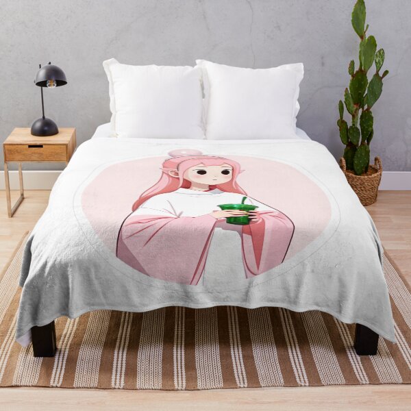 Item preview, Pink-haired Girl with Green Drink designed and sold by For-Cat Studio.