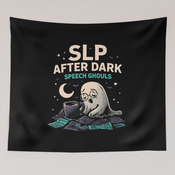 Item preview, Speech Ghouls – Funny Halloween Speech Therapy Ghost Design designed and sold by DyzioSupply.
