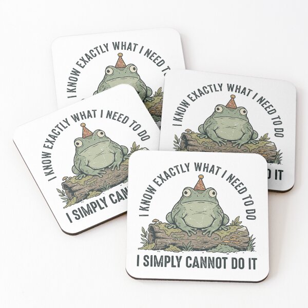 Item preview, I Know What I Need To Do Simply Cannot Task Paralysis Frog Design designed and sold by Osmose-Studio.
