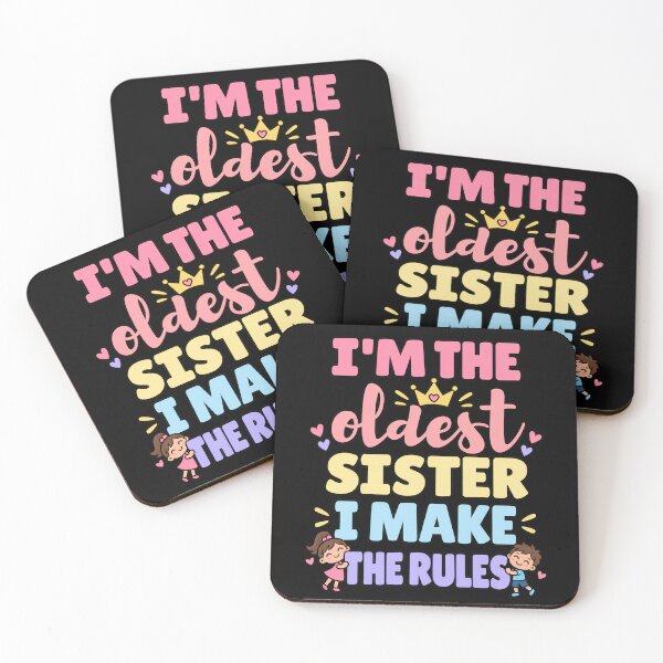 Item preview, Oldest Sister I Make The Rules Big Sister Boss Sibling Art designed and sold by lamiarte.