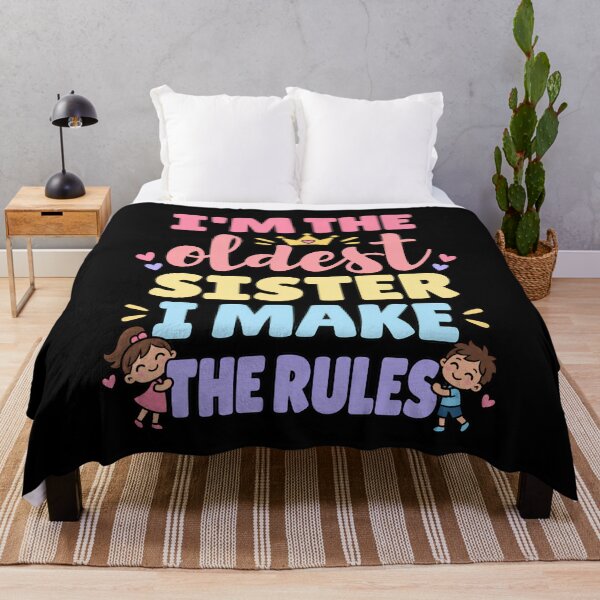 Item preview, Oldest Sister I Make The Rules Big Sister Boss Sibling Art designed and sold by lamiarte.