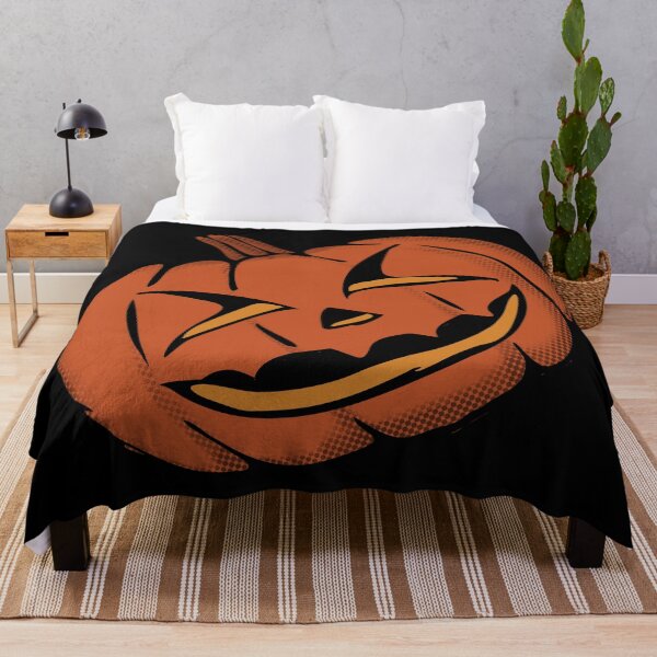 Item preview, Retro Vintage Jack-o'-Lantern Laughing Face Pumpkin designed and sold by jusceri.