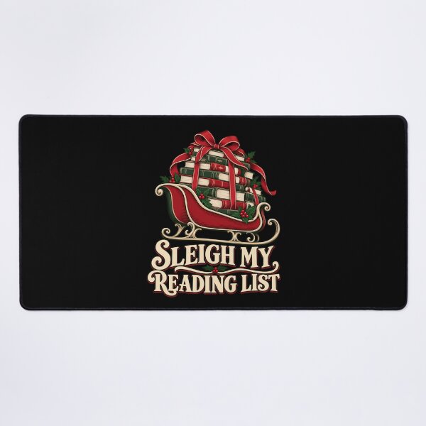 Item preview, Christmas Reader - Sleigh My Reading List designed and sold by Good Mood Foundry.