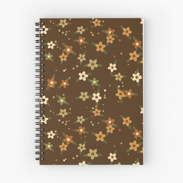 Item preview, Ditsy Floral Pattern In Amber - Warm Small Floral Design designed and sold by cute-animals99.
