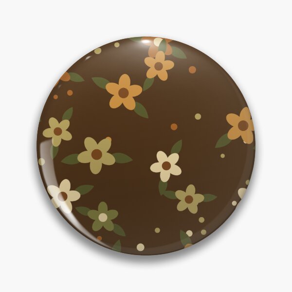 Item preview, Ditsy Floral Pattern In Amber - Warm Small Floral Design designed and sold by cute-animals99.